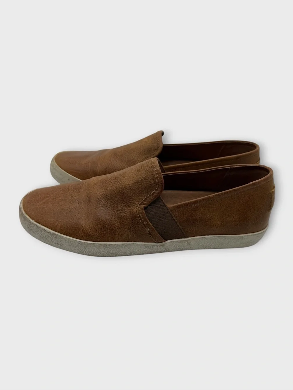 Frye Dylan Slip On Casual Leather Sneakers Women’s 8.5 Fair Condition